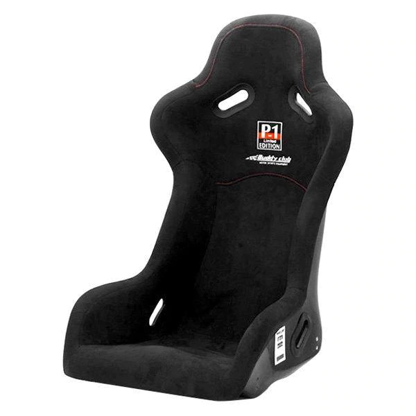 Buddy Club Black P1 Limited Bucket Seat Wide Version 2 BC08-P1BKSR-B2