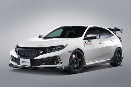 Spoon Aero Bumper Front, FRP, Carbon Lip - Civic FK8 71101-FK8-010