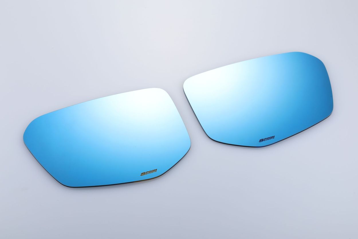 Spoon Blue Wide Door Mirror Set - Civic fc1 fk7 fk8 76203-FKA-030