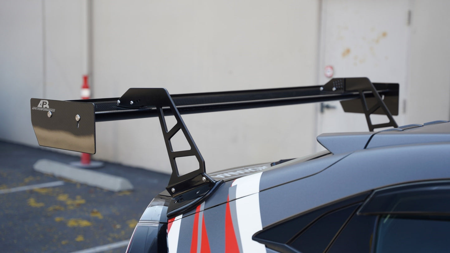 APR Performance Carbon Fiber GT-250 61 inch Adjustable Wing (Swan Neck) - Honda Civic Type R FK8 17-21 Part Number: APR-AS-406191