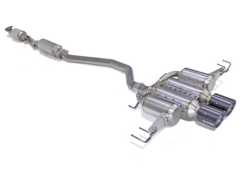 Fujitsubo Authorized RM+C Titanium Exhaust (Carbon Tips) - Honda Civic Type R FL5 2023+ Part Number: FUJ-270-52114