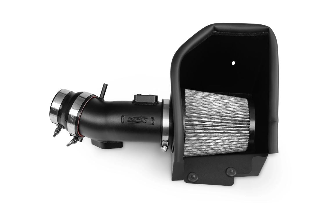 HPS Performance Air Intake Kit with Heat Shield (Wrinkle Black) - Honda Civic Type R FK8 17-21 Part Number: HPS-827-736WB