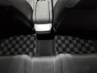 PHASE 2 FLOOR MATS: HONDA CIVIC FK8 (5 DOOR) HATCH DARK GREY, FRONT + REAR  P2-CPTFK8FRDG-TP