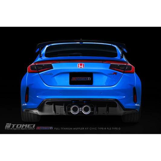 Tomei Full Titanium Expreme Ti Exhaust (Type D / Dual Muffler) - Honda Civic Type R FL5 2023+ Part Number: TOM-TB6090-HN06E