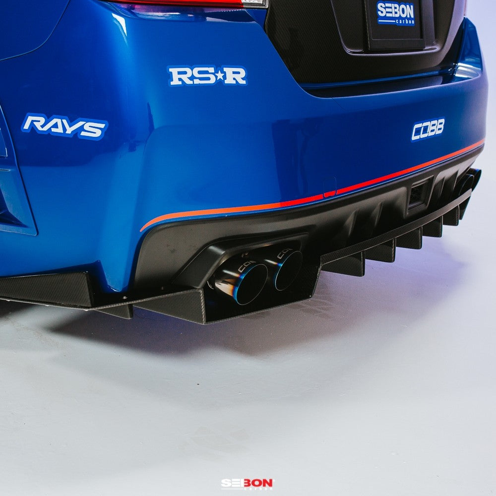 CARBON FIBER REAR DIFFUSER FOR 2018-2021 SUBARU WRX / STI