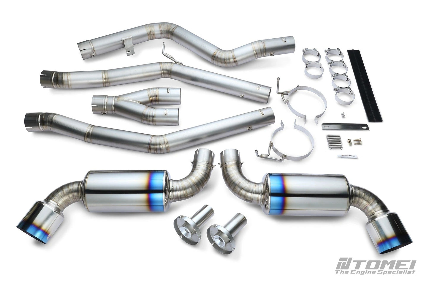 Tomei Full Titanium Expreme Ti Exhaust (Type D / Dual Muffler) - Toyota GR Supra A90 3.0 B58 2020+