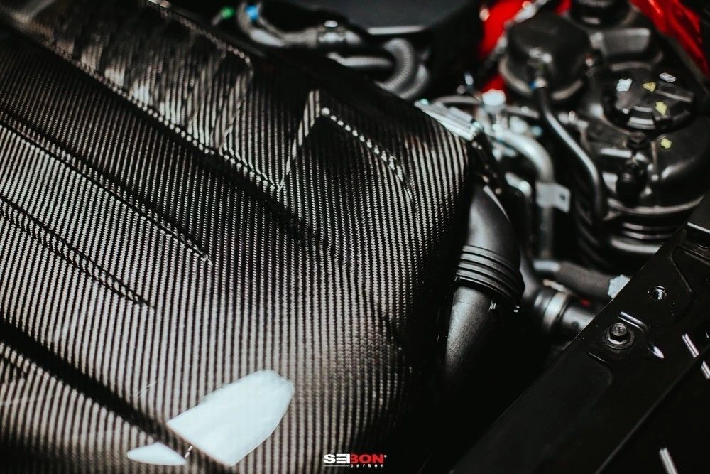 SEIBON CARBON FIBER ENGINE COVER FOR 2020-2021 TOYOTA GR SUPRA