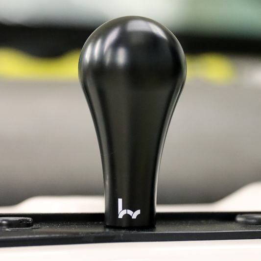 HYBRID RACING SHIFT KNOB: "130R" DELRIN M10 X1.5 90MM TALL