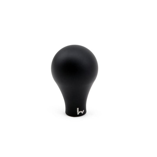 HYBRID RACING ALUMINUM SHIFT KNOB: "MAXIM" UNIVERSAL HONDA/ACURA BLACK ANODIZED