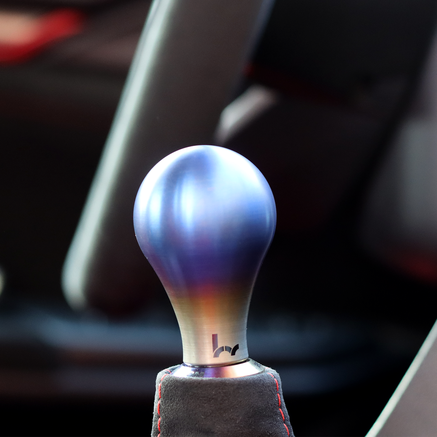 HYBRID RACING STAINLESS SHIFT KNOB: "MAXIM" TITANIUM UNIVERSAL HONDA/ACURA