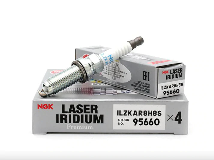 Honda / NGK Laser Iridium Spark Plug ILZKAR8J8SY Heat Range 8 SET 4