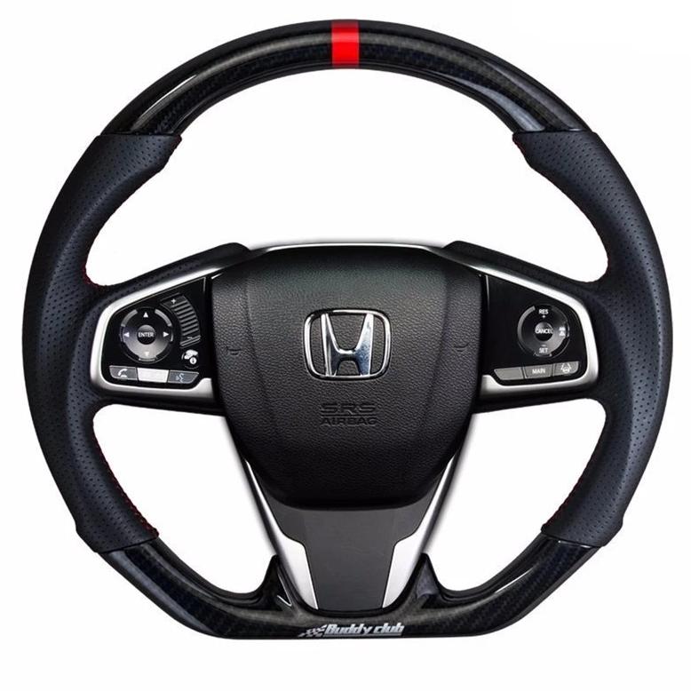 BUDDY CLUB STEERING WHEEL: CIVIC 16-18 INCLUDING TYPE R 17-18 (CARBON)