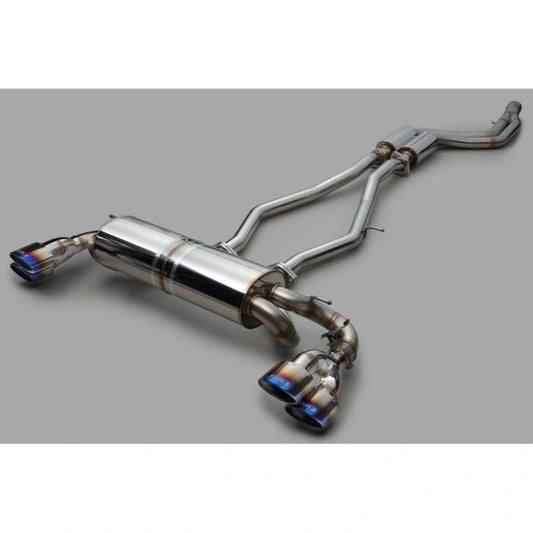 TOM's Racing Stainless Catback Exhaust System (Quad Titanium Tip) - Toyota GR Supra A90 3.0