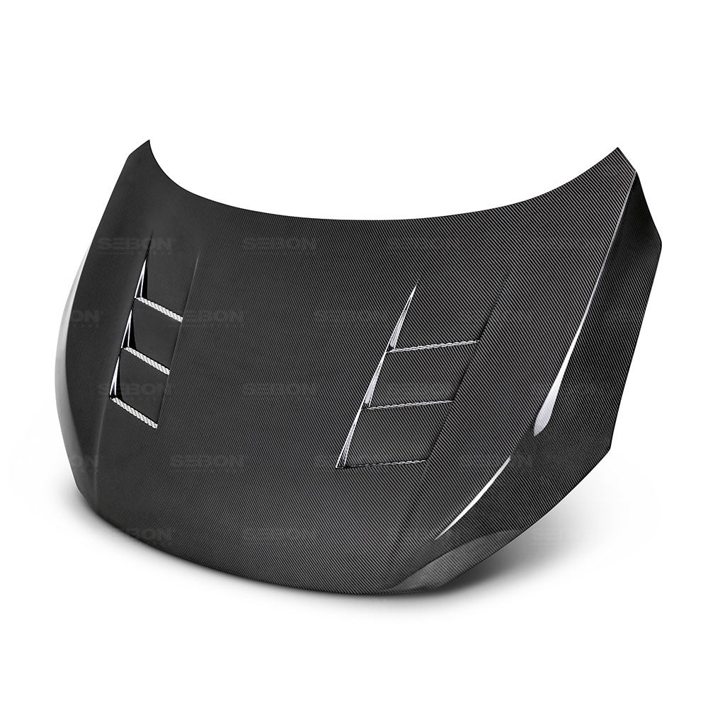 TS-STYLE CARBON FIBER HOOD FOR 2016-2021 HONDA CIVIC