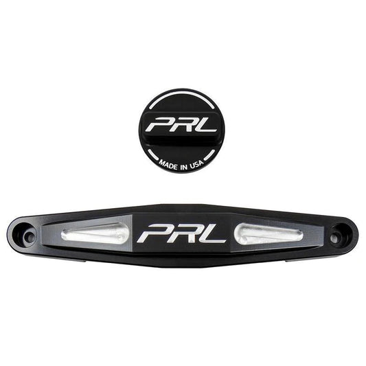 PRL Motorsports Battery Tie Down & Oil Cap Combo  2006-2021 Honda Civic fc1 fc3 fk7 fk8